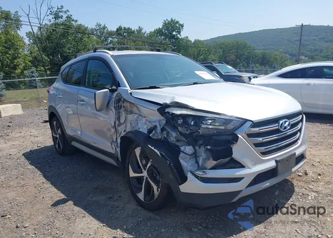 2017 Hyundai Tucson Limited from USA, damaged, VIN KM8J3CA21HU381144